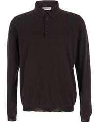GOES BOTANICAL - Polo A Maniche Lunghe Con Colletto Classico - Lyst