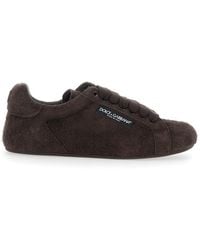 Dolce & Gabbana - Dolce & Gabbana 'Portofino' Sneakers With Logo Patch On The Side And Logo On The Tongue - Lyst