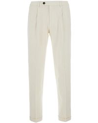 Michael Coal - Pants With Side Pocket And Contrast Details - Lyst