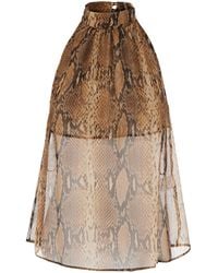 Le Plain - Top Characterized By Tortoiseshell Print - Lyst