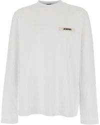 Jacquemus - T-Shirt Le T-Shirt Gros Grain-Uomo - Lyst