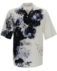 Alexander McQueen - 'Dutch Flower' Shirt With All-Over Flower Prin - Lyst