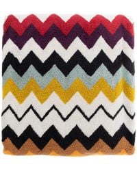 Missoni - 'Murrina' Beach Towel With All-Over Zigzag Mot - Lyst