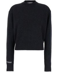 Sportmax - Knitted Crew Neck Sweater - Lyst