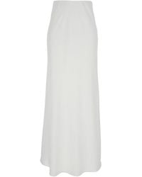 Plain - Gonna Lunga Con Dettaglio Volant - Lyst