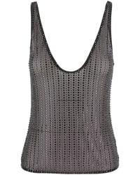 VENUJA - Crystal Top Is A Top With Tech Fabric And - Lyst