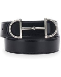 Gucci - Belt With Horsebit, Leather Calf - Lyst