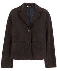 P.A.R.O.S.H. - Giacca Con Revers Classici E Spalle Scese - Lyst