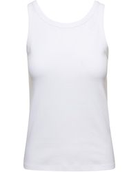 The Row - Canotta a coste 'frankie' in cotone donna - Lyst