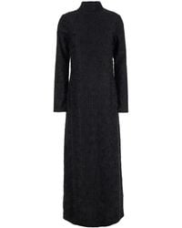 Rohe - Turtleneck Dress With Fringes All-Over - Lyst