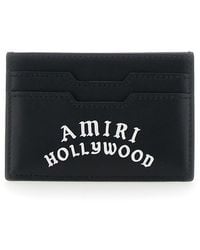 Amiri - Portacarte Con Logo Lettering Sul Fronte E Logo Impresso Sul Ret - Lyst