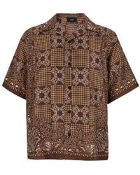 Amiri - Bowling Shirt Silk - Lyst