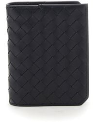 Bottega Veneta - Portacarte Con Motivo Intrecciato - Lyst
