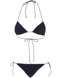 Oséree - 'Lumiere' Bikini With Triangular Top And Tie Closure - Lyst