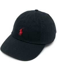 Polo Ralph Lauren - Logo-Embroidered Cotton-Twill Baseball Cap - Lyst