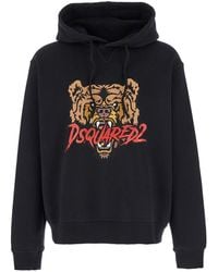 DSquared² - Casual Cool Fit Hoodie - Lyst
