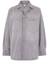 Bottega Veneta - Shirt With Patch Pockets On The Chest - Lyst