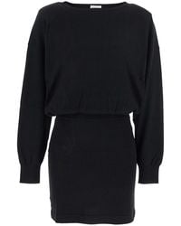 P.A.R.O.S.H. - Dress With Boat Neck - Lyst