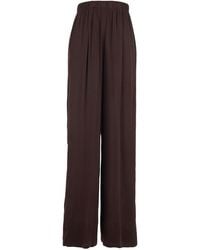 Jucca - Silk Pants With Elastic Waist And Side Welt Pockets - Lyst