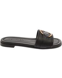 Moncler - 'Bell' Slide With Heel - Lyst