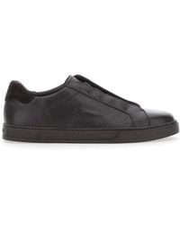 Doucal's - Spencer Sneaker (Gm) Venere (Tumblet+Visone) Ebano+F.Do T.Mor - Lyst