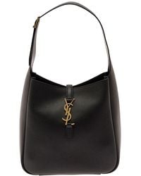 Saint Laurent - Shoulder Bag 'Le 5 À 7' With Cassandre Plaque On The Front - Lyst