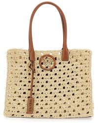 Versace - 'La Medusa' Tote Bag With Medusa Logo Plate And Removabl - Lyst