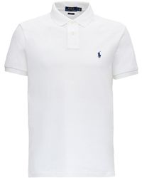 Polo Ralph Lauren - Short Sleeves Knit Classic Logo Polo Shirt - Lyst