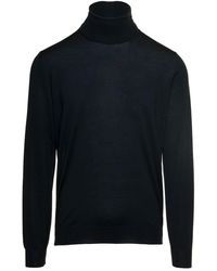 GAUDENZI - Turtleneck With High Collar And Fold - Lyst