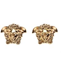 Versace - Metal Medusa Earrings - Lyst