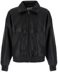 Saint Laurent - Leather Jacket Lambskin Coat - Lyst