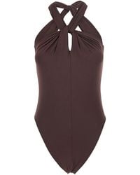 FEDERICA TOSI - One-Piece Swimsuit With Braided Straps - Lyst