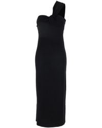 P.A.R.O.S.H. - Abito Monospalla Con Scollo A Cuore - Lyst