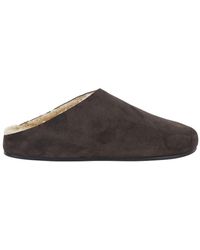 The Row - 'Hudson' Mules With Shearling Lining - Lyst