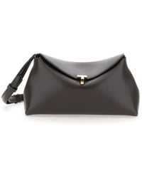 TOTEME - 'T-Lock' Handbag With Adjustable And Removable Shoulder S - Lyst