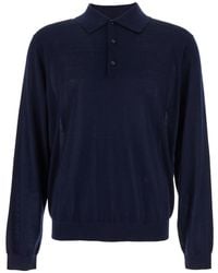 sunflower - Polo Shirt With Classic Collar And Ribbed Trims - Lyst