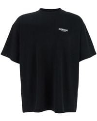 Represent - T-Shirt With Logo Cotton - Lyst