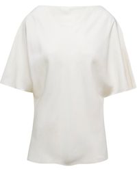 Rohe - Shirt With Boat Neckline - Lyst