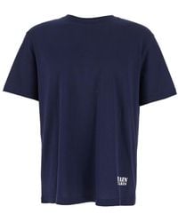 Balmain - Crewneck T-Shirt With Logo Lettering Print On The Front - Lyst