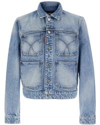DSquared² - Jacket '70's' With Classic Collar And Four Patch - Lyst