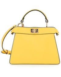 Fendi - 'Peekaboo Iseeu Petite' Handbag With Turnlock Closure In - Lyst