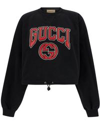 Gucci - Cotton Crew-Neck Sweatshirt - Lyst