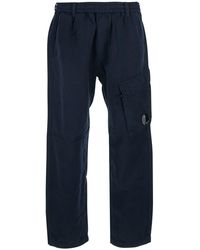 C.P. Company - Pants With Elasticated Waist And A Cargo Pocket - Lyst