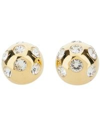 Jacquemus - 'Salon' -Colored Earrings With Snap Closure And Cristal Decorations - Lyst