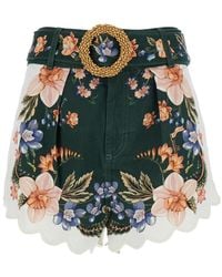 FARM Rio - Shorts Berry Garden Twill - Lyst
