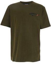 DSquared² - Crew-Neck T-Shirt With Front Logo - Lyst