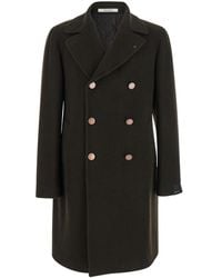 Tagliatore - 'Arden' Double-Breasted Coat With Notched Revers - Lyst