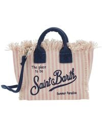 MC2 Saint Barth - 'Vanity Mini' Handbag With Logo On The Front And - Lyst