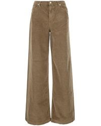 Roy Rogers - 'Marta' Jeans With Wide-Leg And Logo Patch On The Ba - Lyst
