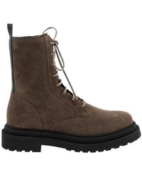 Brunello Cucinelli - Lace Boots - Lyst
